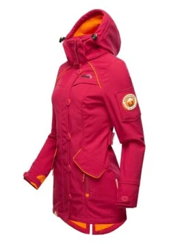 Marikoo Soulinaa - Parka - Fuchsia -Moda Cappotti Donna 010035159dfa45889cdb1d2fb23e09f7