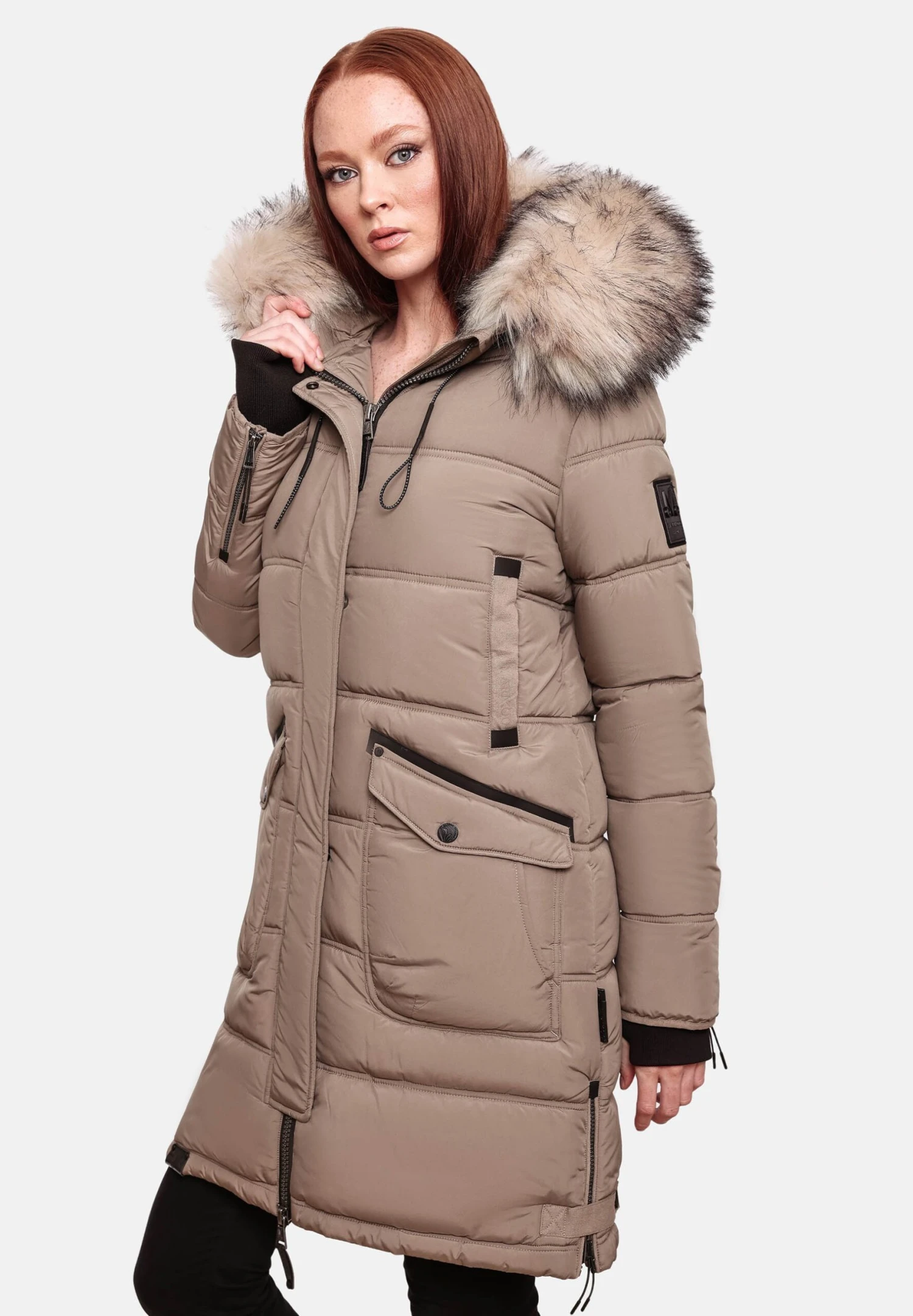 Marikoo Chaskaa - Cappotto Invernale - Taupe 3 Marikoo Chaskaa - Cappotto Invernale - Taupe - immagine 3