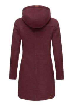 Marikoo Leilaniaa - Cappotto Invernale - Bordeaux Melange -Moda Cappotti Donna 074808beb3af43418ade16675d97310b