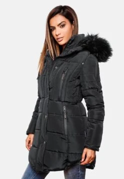 Marikoo MoonshineCappotto InvernaleBlack Donna Cappotti M5M21U00C-Q11 -Moda Cappotti Donna 07b06230de8b4259aed492317239e1cd