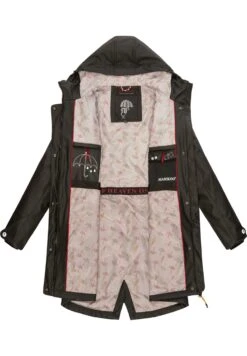 Marikoo Dancing Umbrella - Impermeabile - Black -Moda Cappotti Donna 0fa65233b090468fa26a9319b4d49fef