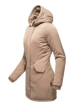 Marikoo KarmaaCappotto InvernaleTaupe Donna Cappotti M5M21U00G-B13 -Moda Cappotti Donna 10af1e5605a44fcf962dbe900b426e00