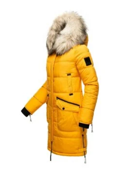 Marikoo Chaskaa - Cappotto Invernale - Dark Yellow -Moda Cappotti Donna 113d5b5d493740bba19064ec5f99b322