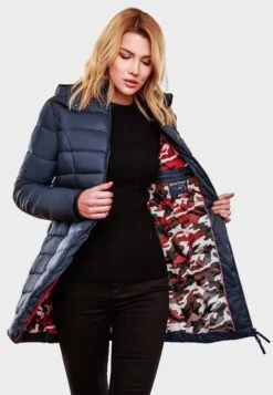 Marikoo Abendsternchen - Cappotto Invernale - Blue 11 Marikoo Abendsternchen - Cappotto Invernale - Blue -Moda Cappotti Donna 11b5d65fa3d245b89d1165522af16f80