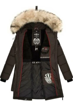 Marikoo Chaskaa - Cappotto Invernale - Dark Grey -Moda Cappotti Donna 15452797f6464ae2a18a054ab025e003