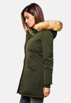 Marikoo Karmaa - Cappotto Invernale - Olive -Moda Cappotti Donna 1b4ed607be614a62a1a3959f5e6923cd