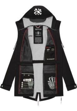 Marikoo Ulissaa - Impermeabile - Black -Moda Cappotti Donna 1c8712390f2541ffafe3bdd2f1bb970d