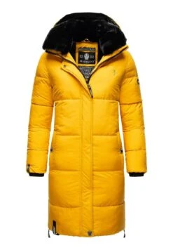 Marikoo StreliziaaCappotto InvernaleDark Yellow Donna Cappotti M5M21U011-E11 -Moda Cappotti Donna 21403f27e98e478fa724257b520ae674