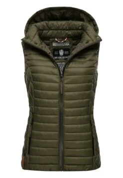 Marikoo HasenpfoteSmanicatoDark Olive Donna Giacche E Blazer M5M21U01B-N11 -Moda Cappotti Donna 229622d640e9479f86beb833a874474d