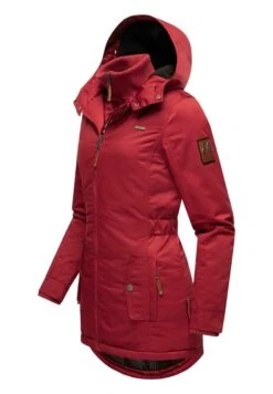 Marikoo SanakooCappotto InvernaleBlood Red Donna Cappotti M5M21U00P-G12 -Moda Cappotti Donna 2bb5557475684c588145aa50c157bbb6