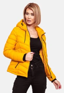 Marikoo Kuala - Giacca Da Mezza Stagione - Yellow -Moda Cappotti Donna 2f3a0a479e914836a37a1878036c9648