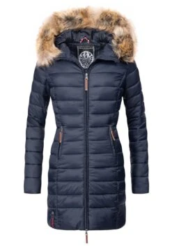 Marikoo SteppCappotto InvernaleDark Blue Donna Cappotti M5M21U001-K11 -Moda Cappotti Donna 2fbb0d3e41a74c709d0dd781baebfd4f