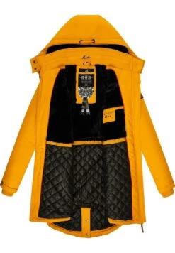 Marikoo KamiiCappotto InvernaleDark Yellow Donna Cappotti M5M21G00E-E11 -Moda Cappotti Donna 32cc4c4df9194a3db4a2c6adef6eb870