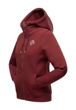 Marikoo SetsunaaFelpa Con ZipBordeaux Donna Felpe M5M21J001-G11 -Moda Cappotti Donna 3b2d7f9e799c47b89aa1810e90fafe84