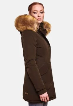 Marikoo Karmaa - Cappotto Invernale - Dark Choco -Moda Cappotti Donna 3dcc1db7eb4b4971ad15b0f000cc0bbc
