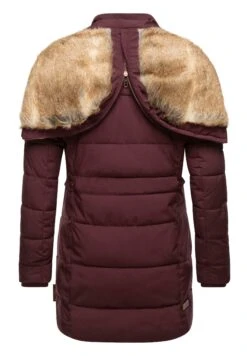 Marikoo LieblingsCappotto InvernaleDark Red Melange Donna Cappotti M5M21U00F-G12 -Moda Cappotti Donna 45ea34fba8aa4e029bef10a8b0abd638