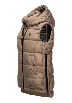 Marikoo Zarinaa - Smanicato - Taupe -Moda Cappotti Donna 46cc9366e58446cdb3b5432948737af0