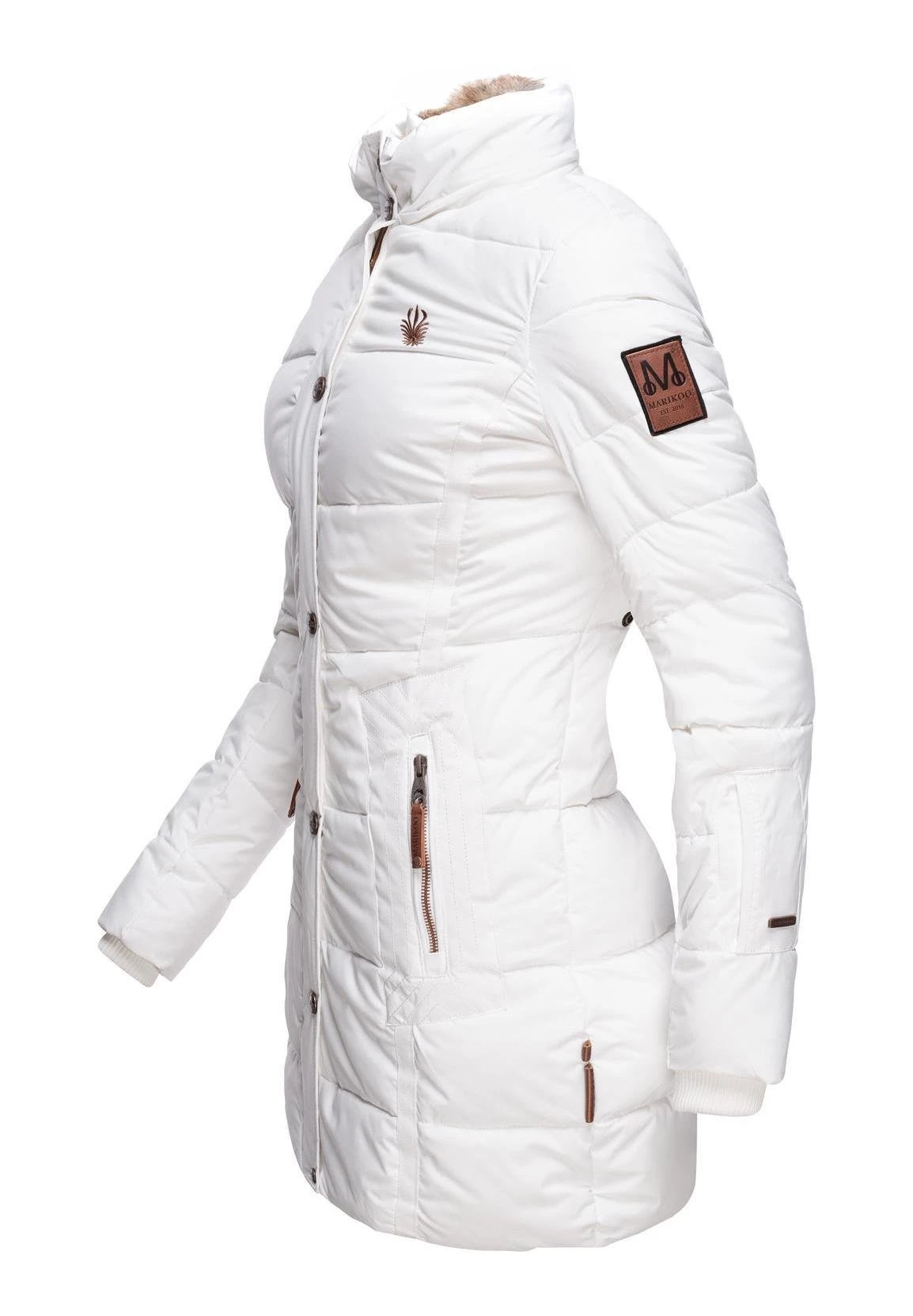 Marikoo LieblingsCappotto InvernaleWeiß Donna Cappotti M5M21U00F-A11 4 Marikoo LieblingsCappotto InvernaleWeiß Donna Cappotti M5M21U00F-A11 - immagine 4