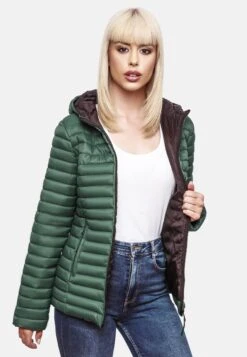 Marikoo AsraaGiacca Da Mezza StagioneDark Green Donna Giacche E Blazer M5M21U00Z-M11 -Moda Cappotti Donna 4b281a02521348a2ba7ee076886ceadd