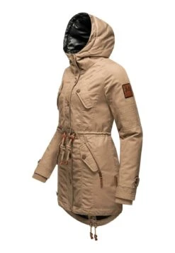 Marikoo Viva- Cappotto Invernale - Taupe Grey -Moda Cappotti Donna 4d1ca5901eec4df98c5bf28ccac0b7a2