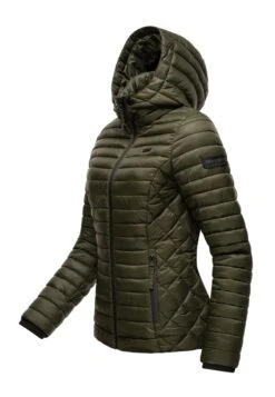 Marikoo SamtpfoteGiacca Da Mezza StagioneOlive Donna Giacche E Blazer M5M21U004-N11 -Moda Cappotti Donna 4f8b44778d7447eebbdec081ae19ac57