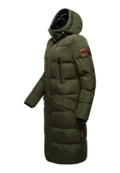 Marikoo Cappotto Invernale - Oliv -Moda Cappotti Donna 518782c1485a4696a76f57bcce5a17c3