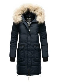 Marikoo ChaskaaCappotto InvernaleDark Blue Donna Cappotti M5M21U014-K11 -Moda Cappotti Donna 51c164f5fae04e9da85265046f7d501d