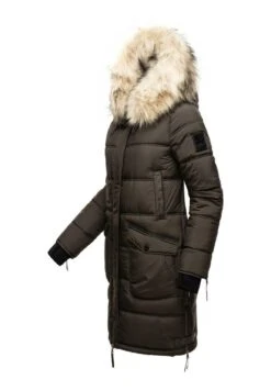 Marikoo Chaskaa - Cappotto Invernale - Dark Grey -Moda Cappotti Donna 55f7ecf46cfd407cb213df565b58f523