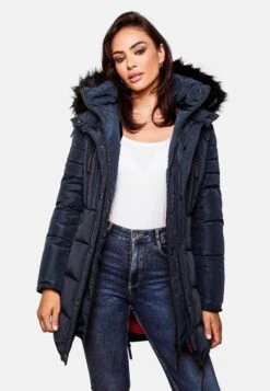 Marikoo MoonshineCappotto InvernaleBlue Donna Cappotti M5M21U00C-K11 -Moda Cappotti Donna 5c6ca318c5c44412acf6040a9362ec75