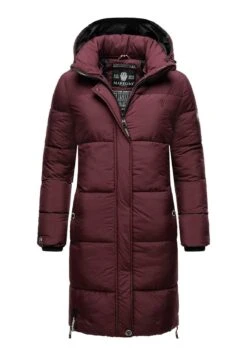Marikoo StreliziaaCappotto InvernaleDark Red Melange Donna Cappotti M5M21U011-G12 -Moda Cappotti Donna 5d94b0facb1c47e281f82af8da0ef51d