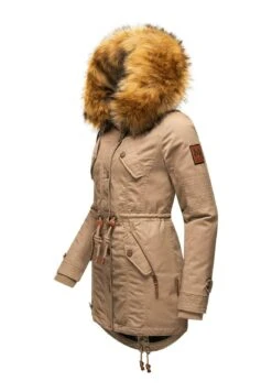 Marikoo Viva- Cappotto Invernale - Taupe Grey -Moda Cappotti Donna 69997215c8c247aaaf7ec5ef658ca520