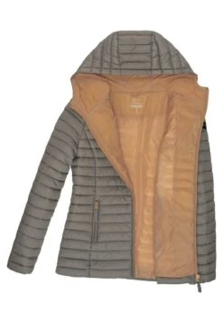 Marikoo Asraa - Giacca Da Mezza Stagione - Grey -Moda Cappotti Donna 69a4e5bd8f634330a8035562ef2b4bdd