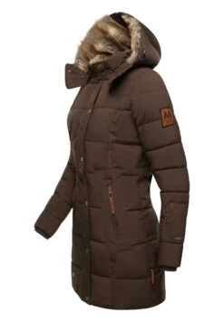 Marikoo LieblingsCappotto InvernaleDark Brown Donna Cappotti M5M21U00F-O11 -Moda Cappotti Donna 6ca64d39e0a546c5b32c86b4444860d3