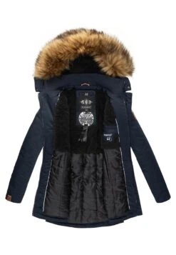 Marikoo Sanakoo - Cappotto Invernale - Blue -Moda Cappotti Donna 73a537d7a6784236b318c23994e2e720
