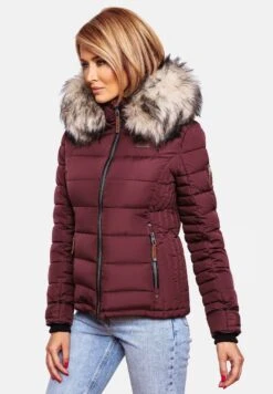 Marikoo LerikaaGiacca InvernaleDark Red Melange Donna Giacche E Blazer M5M21U016-G12 -Moda Cappotti Donna 79e63eafa4f34ebc93f797810a288105