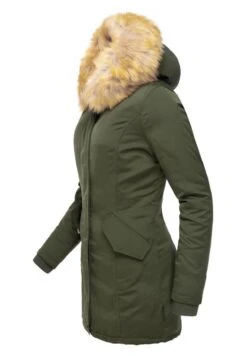 Marikoo Karmaa - Cappotto Invernale - Olive -Moda Cappotti Donna 7c803ef5c5934dd59f849cd586dc06bc