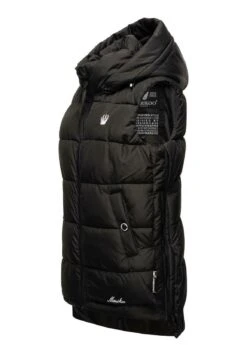 Marikoo Zarinaa - Smanicato - Black -Moda Cappotti Donna 7e54d29bf98d4af0bb0aabfe1d40ec05