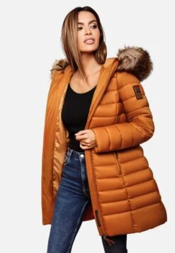 Marikoo SteppCappotto InvernaleRusty Cinnamon Donna Cappotti M5M21U001-O12 -Moda Cappotti Donna 7f6ca952d13a4cca801de99b49142809