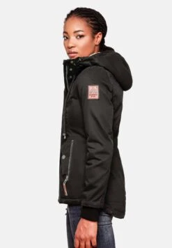 Marikoo Manolya - Cappotto Invernale - Black -Moda Cappotti Donna 833adbfd55e243b3baf5752d9087b746