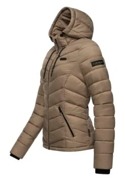 Marikoo KualaGiacca Da Mezza StagioneTaupe Grey Donna Giacche E Blazer M5M21U01H-O11 -Moda Cappotti Donna 841af3eb7a0a467498048435b51d6451