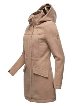 Marikoo Leilaniaa - Cappotto Invernale - Taupe -Moda Cappotti Donna 848e22661710497e954a982335e61cc9