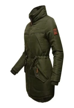 Marikoo KamiiCappotto InvernaleOlive Donna Cappotti M5M21G00E-N11 -Moda Cappotti Donna 85ecb7eac43e476d92b8fd44fd742930