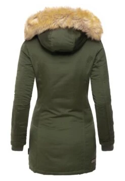 Marikoo Karmaa - Cappotto Invernale - Olive -Moda Cappotti Donna 88ff6d064a7d4f4898d395d65de86a04