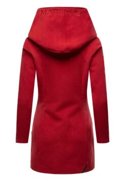 Marikoo Cappotto Corto - Blood Red -Moda Cappotti Donna 8ba2964ab0c244cb8fdd434e12b97cc2