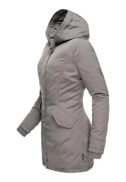Marikoo Karmaa - Cappotto Invernale - Grey -Moda Cappotti Donna 8fe8159ddfdb4a5085f255399cc317db