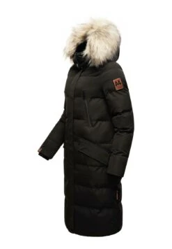 Marikoo Cappotto Invernale - Black -Moda Cappotti Donna 91f6a9f1d2ef4ffe93b6d0094d64ba4f
