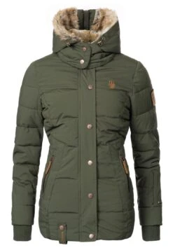 Marikoo Nekoo - Giacca Invernale - Green -Moda Cappotti Donna 9aefe94fb19d4c04bfa4f2cb9198490f