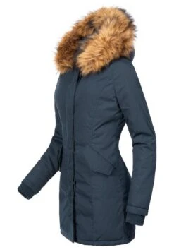 Marikoo Karmaa - Cappotto Invernale - Blue -Moda Cappotti Donna 9dac9c83a30a4bf7a206f4451666d65f