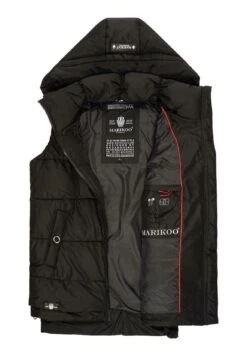 Marikoo Zarinaa - Smanicato - Black -Moda Cappotti Donna a47b46ee37494cc3bf0e511ba25ebf53