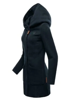Marikoo Cappotto Corto - Dark Navy -Moda Cappotti Donna a55d531969b8409984a443c20aba5d15